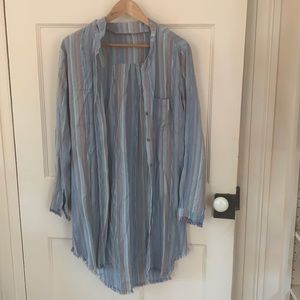 Long button down shirt cloth & stone for Anthropologie